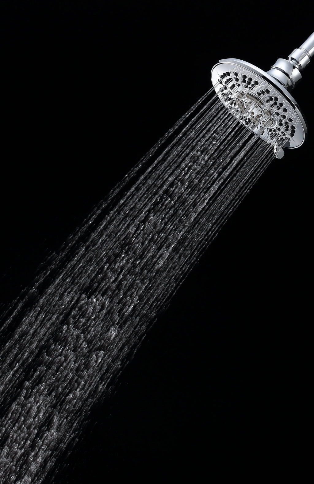 6-Setting Large Chrome Shower Head with Rub-Clean Nozzles Z8986