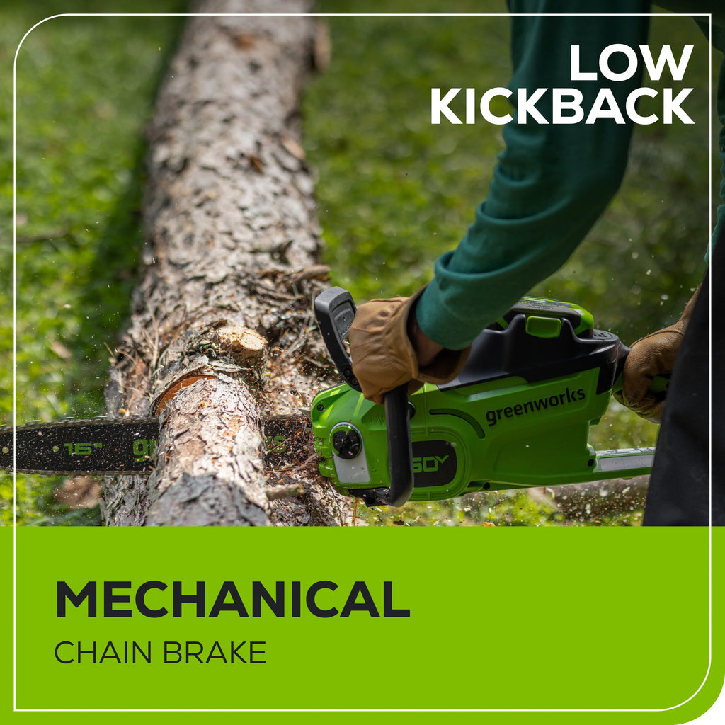 60V Brushless Chainsaw with 2.5 Ah Battery & Charger B86148