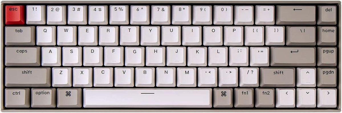 65% Compact 68 Keys Wireless Mechanical Keyboard with Keychron Red Switch X29151
