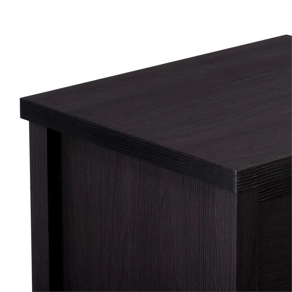 Black 5 Drawer Engineered Wood Dresser E35295