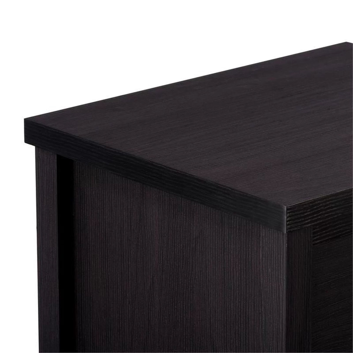 Black 5 Drawer Engineered Wood Dresser E35295