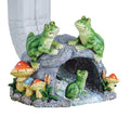 Hand-Painted Frog Family Decorative Downspout Cover Z408