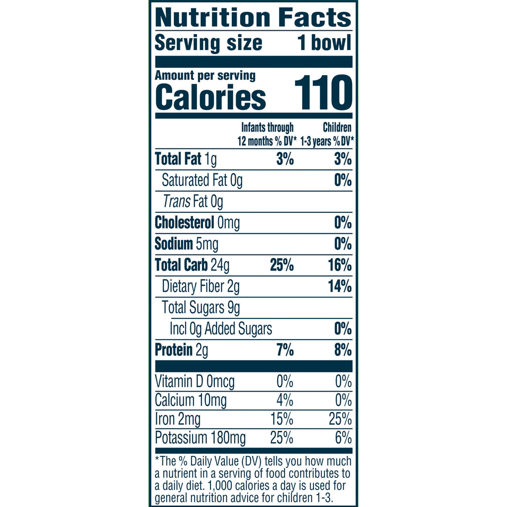 Organic Baby Oatmeal, Tropical Fruits, 4.5 oz (Pack of 8) M2947