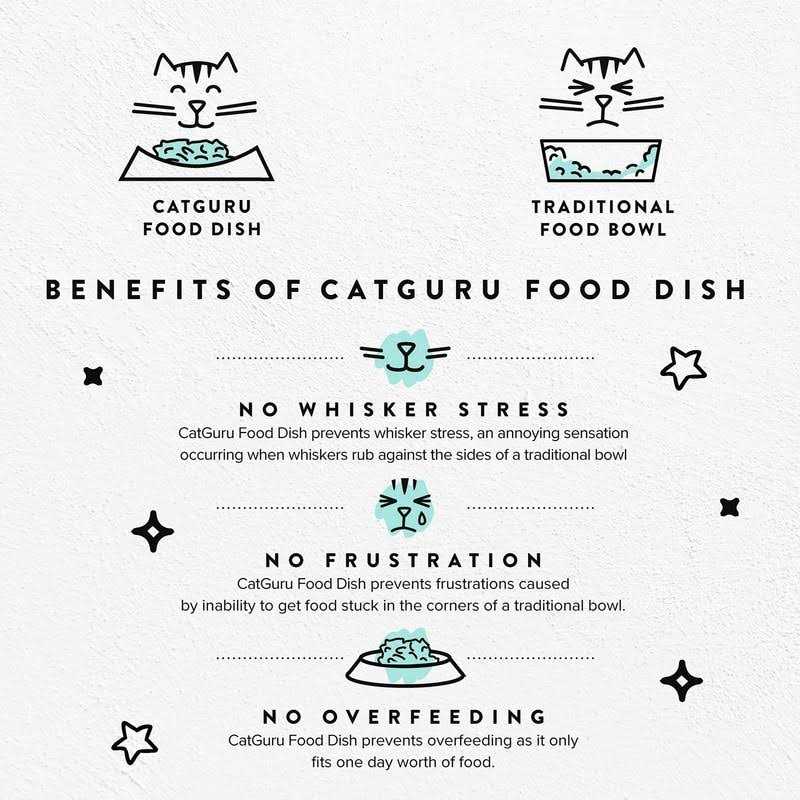 Whisker Stress Free Cat Food Bowl T870