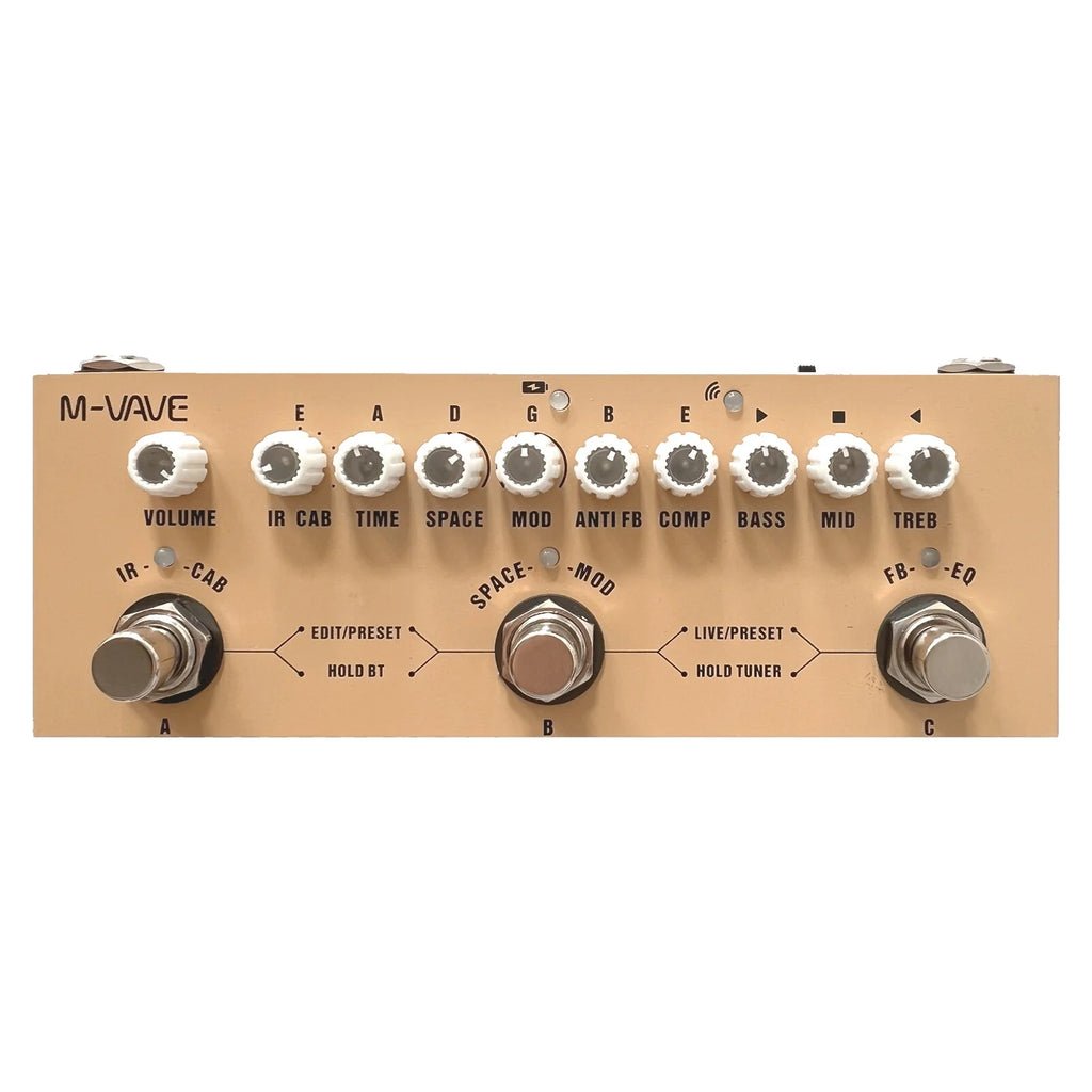 Portable Multifunctional Acoustic Guitar Effect Pedal E48199