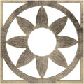 Antiqued Pale PVC Pierced Ceiling Medallion S65927