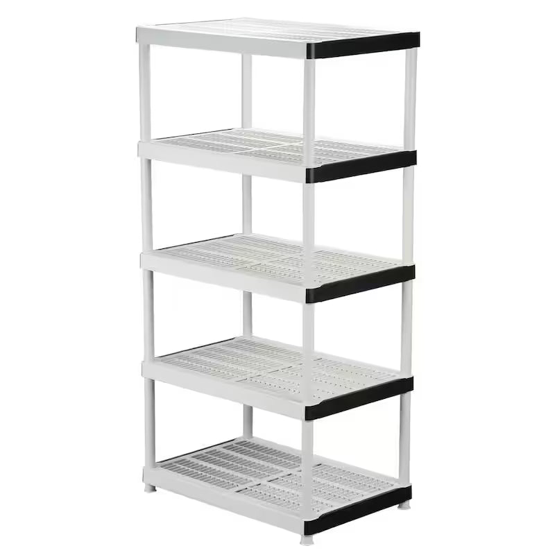 5-Tier Plastic Storage Shelving Unit F36588