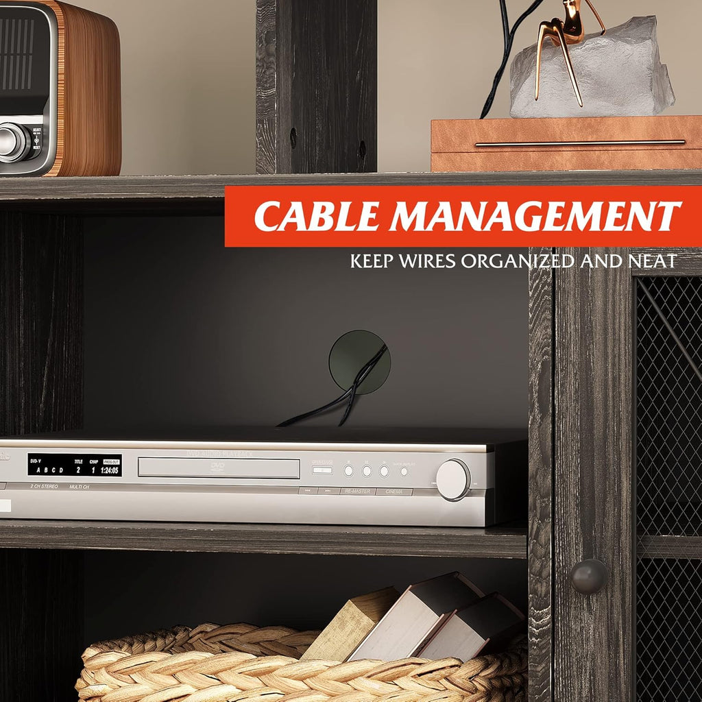 55 inch TV Stand with Storage Cabinet E490115