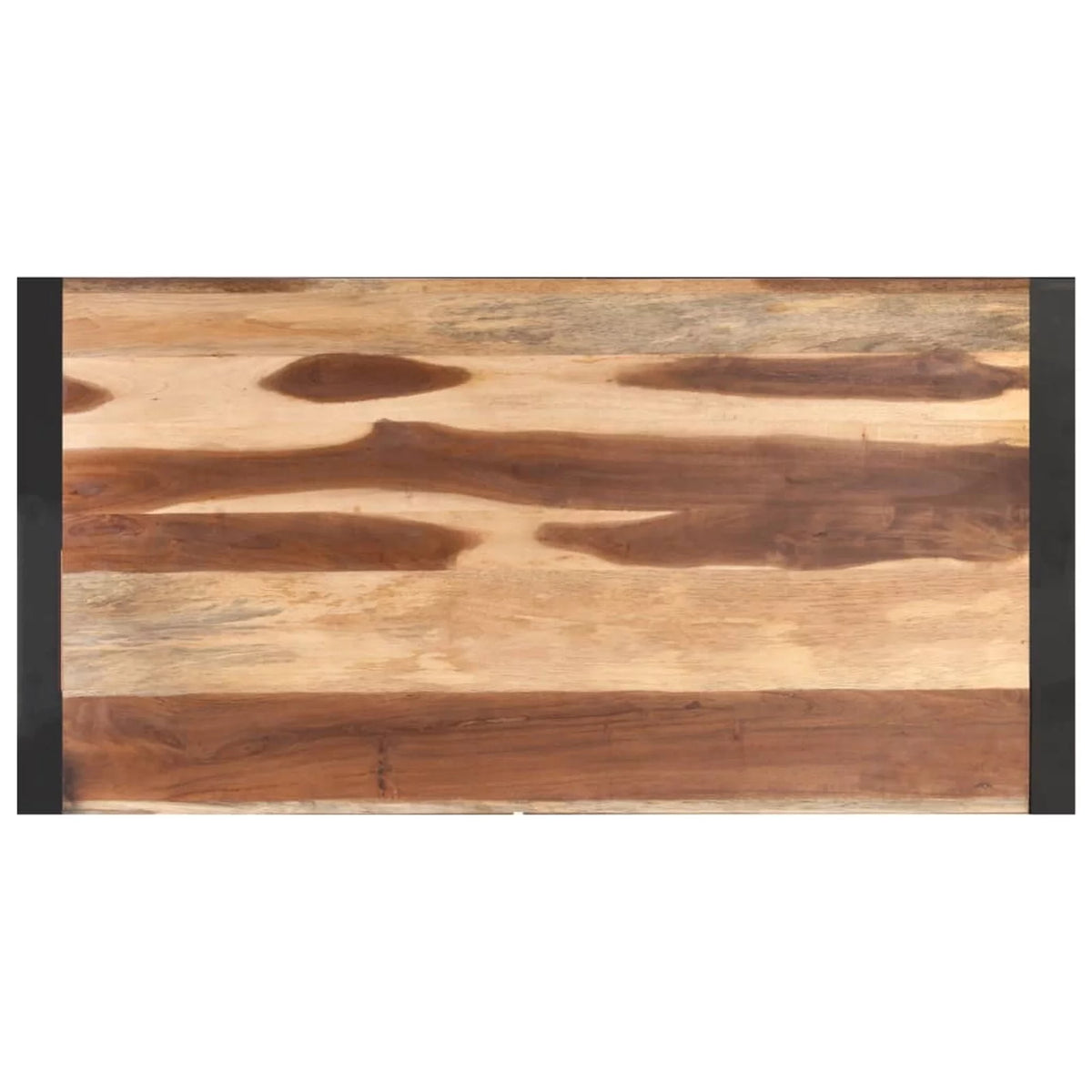 Acacia Wood Coffee Table with Steel Legs A498042