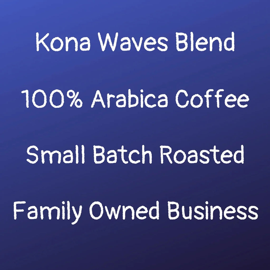 Kona Waves Whole Bean Medium Roast Coffee, 2 lb. Z40858