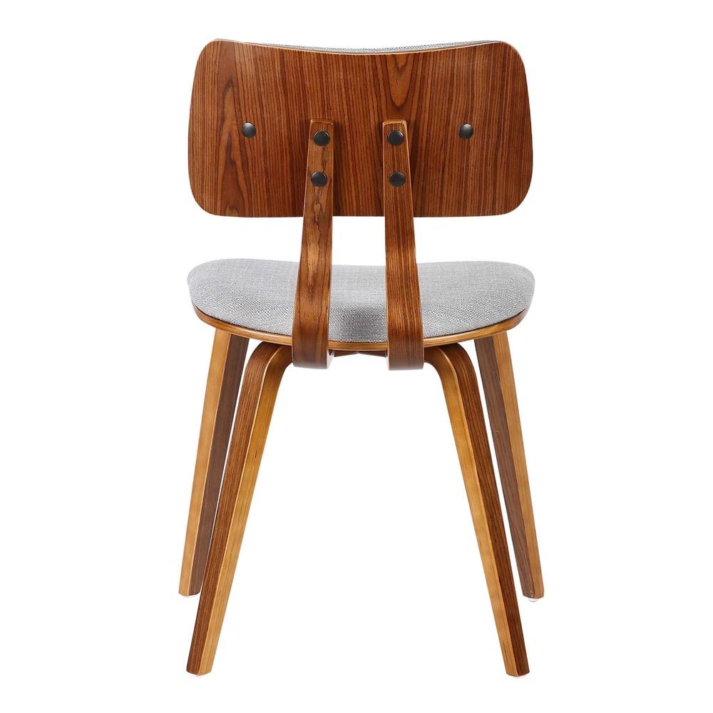 Green Mid-Century Walnut Chair U373