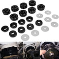 24Pcs Black Polyurethane Body and Cab Mount Bushing Kit V539279