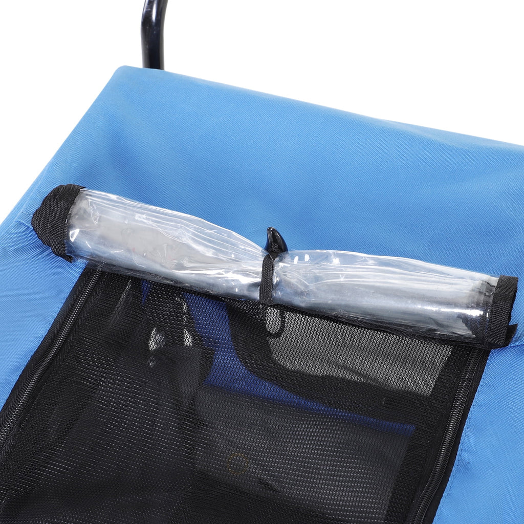 2-In-1 Dog Bicycle Trailer & Jogging Stroller with Swivel Wheels, Blue R921934