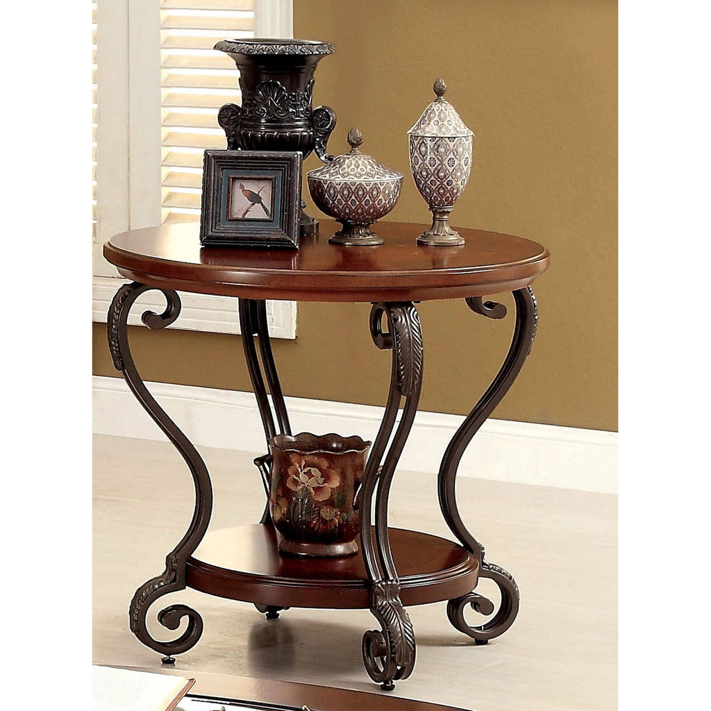 Cherry 2-Piece Accent Table Set J159208
