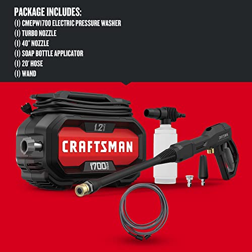Electric Pressure Washer, Cold Water, 2100-PSI, 1.2 GPM, Corded F147