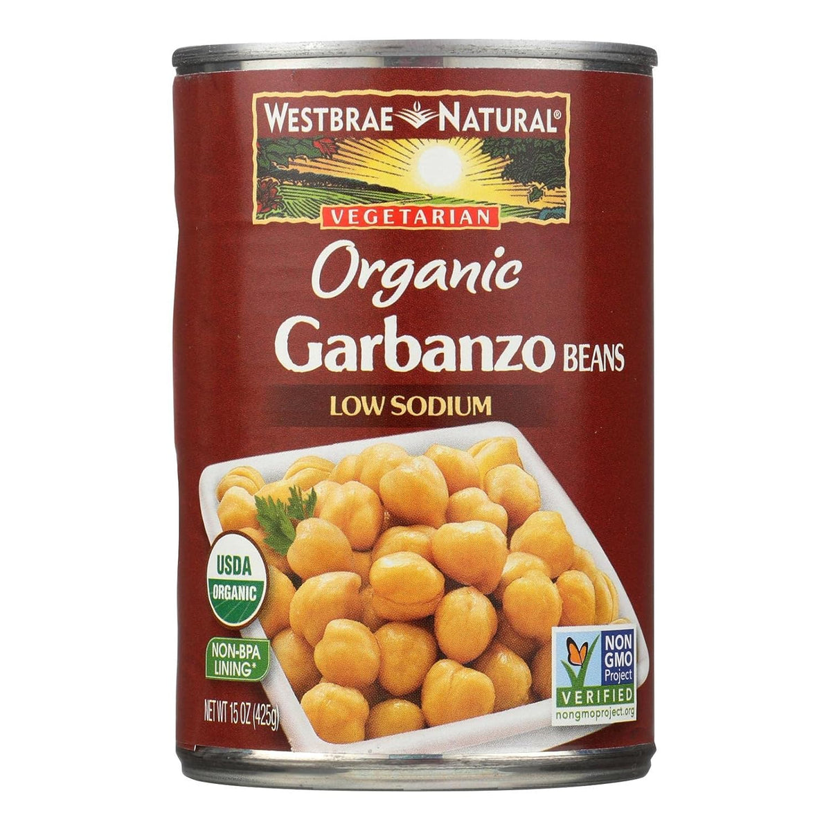 Organic Garbanzo Beans, 15-Ounce Cans (Pack of 12) H456