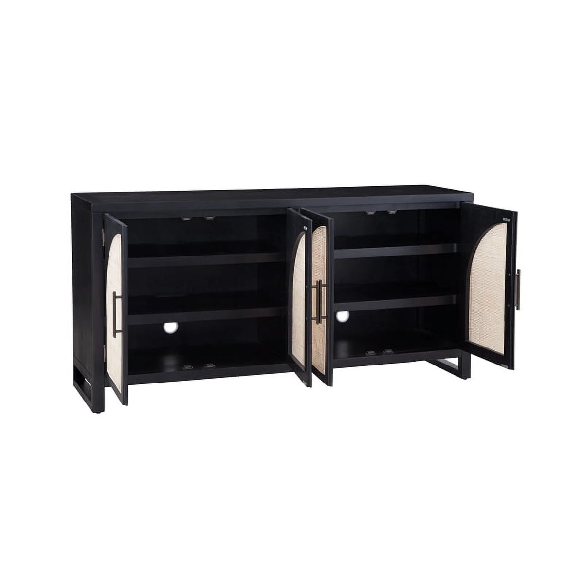 Wood & Cane Server B180702