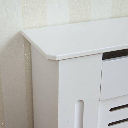 Milton Radiator Cover White Painted MDF Cabinet F279