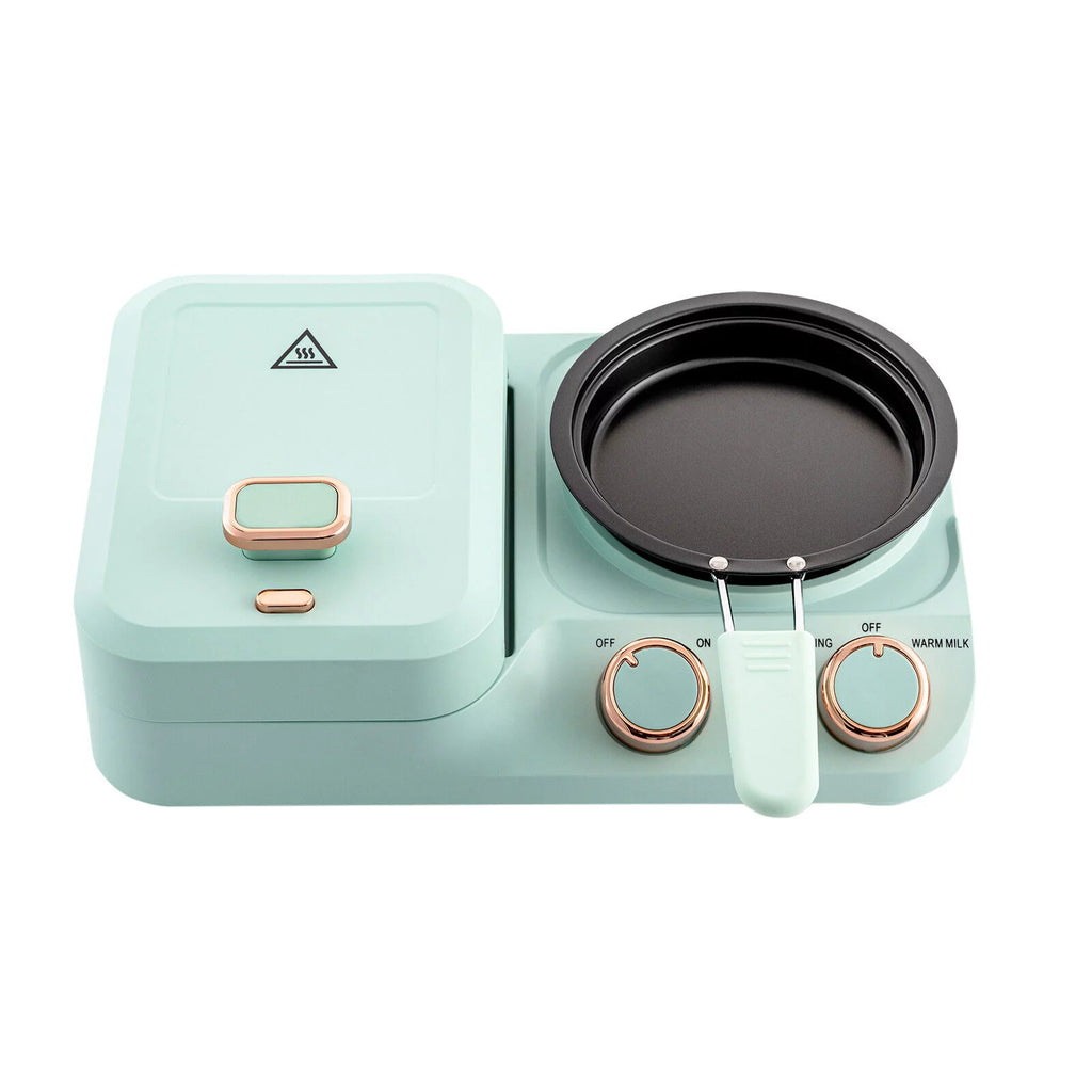 Electric Breakfast Station Mini Toaster Sandwich Machine Non-stick M8785
