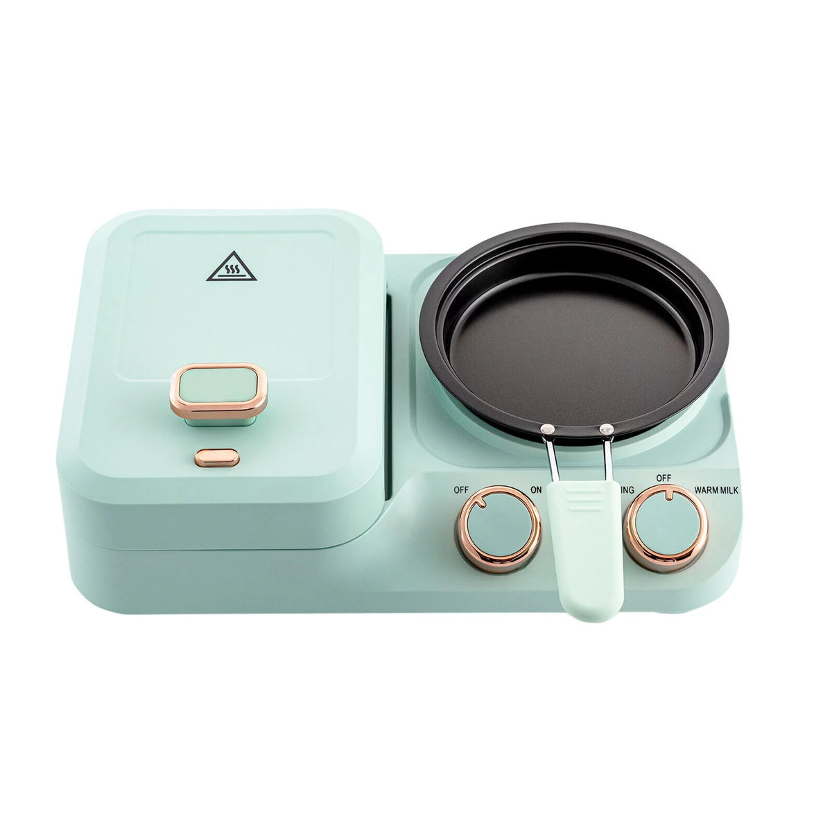 Electric Breakfast Station Mini Toaster Sandwich Machine Non-stick M8785