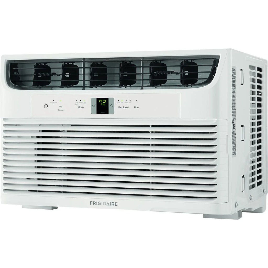 8,000 BTU Smart Window Air Conditioner with Wi-Fi and Remote in White V604634