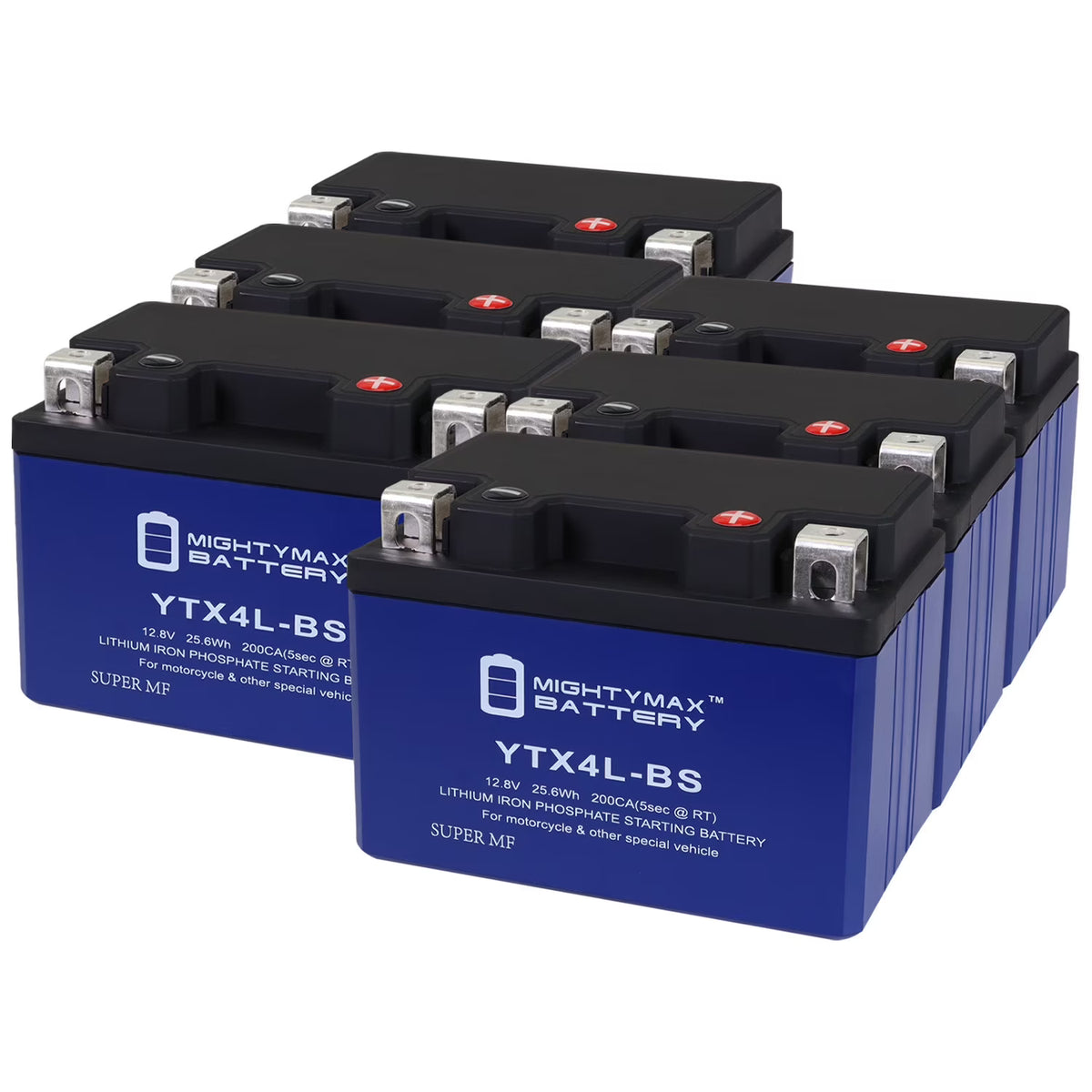 6 Pack Lithium Replacement Battery for Honda Scooters L204