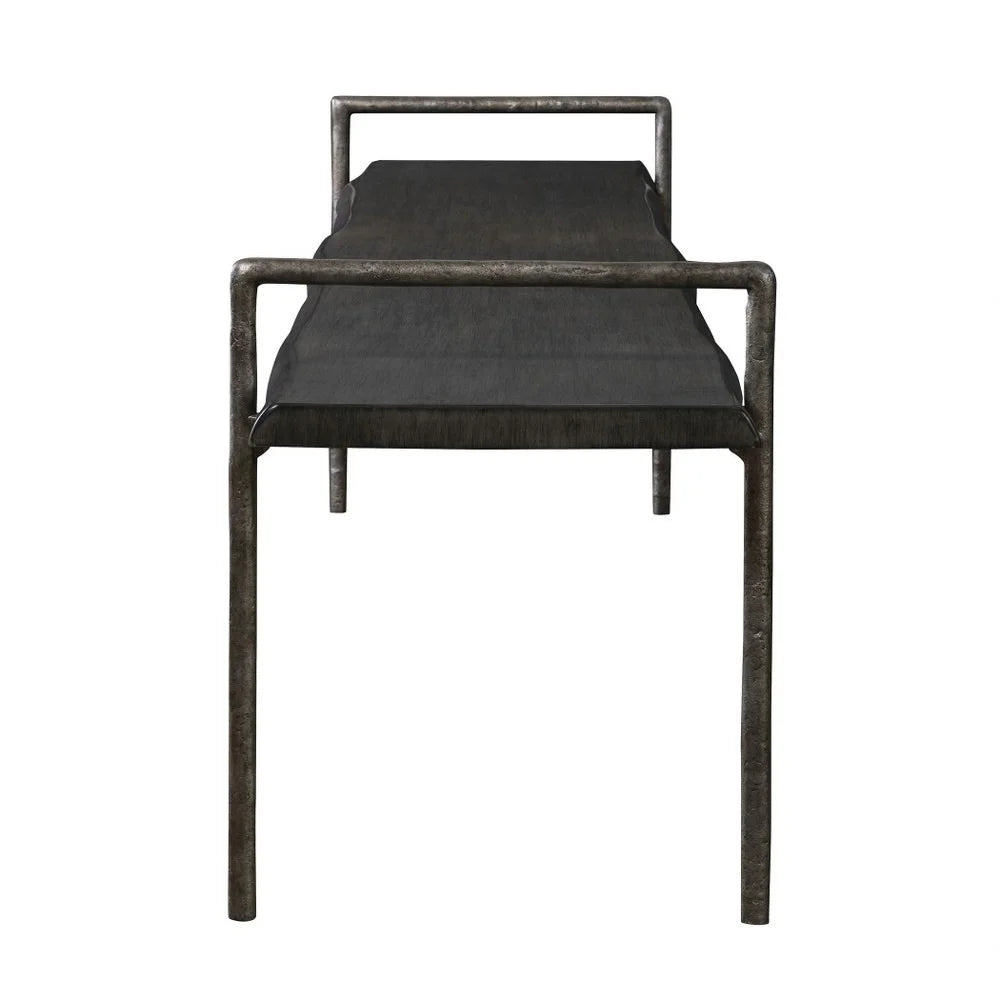 76 inch Wooden Bench K814791
