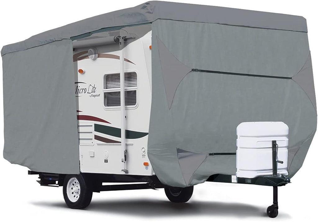 22'-24'L Travel Trailer RV Cover with Access Panels T5564