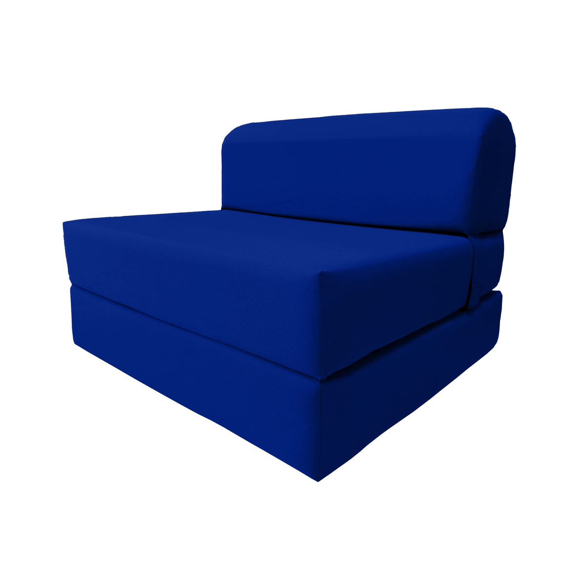 Royal Blue Folding Foam Sleeper Chair W8039
