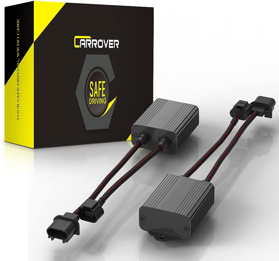 Decoder Canbus Resistor Anti-Flicker Error Free Harness for LED Headlight Conversion Kit (1 Pair) Pack of 2 S27128