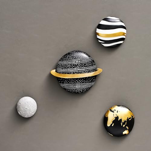4Pcs Outer Space Planets Wall Decor C242928