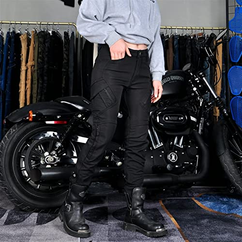 Waterproof Motorcycle Pants with Removable CE Armor L77871