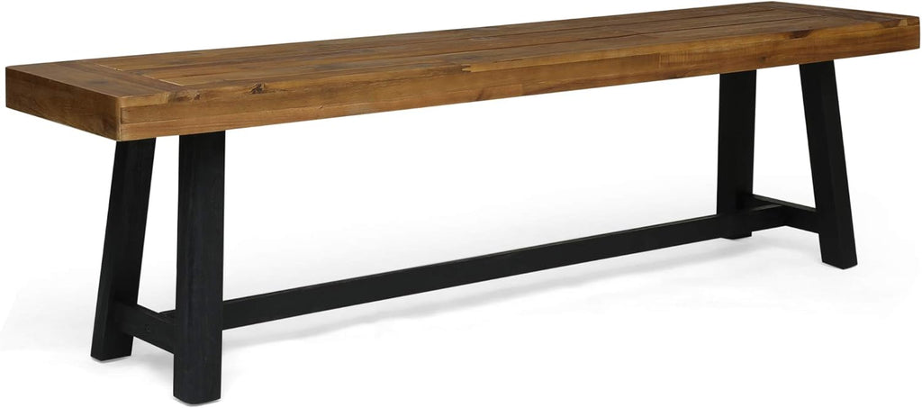 Acacia Wood Outdoor Bench M4642