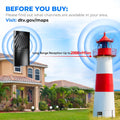 Amplified HD TV Antenna with 52ft Coax Cable X58215