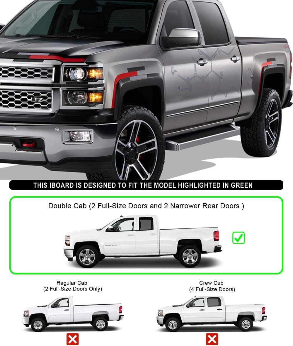 Running Boards 6in Double Cab L68697