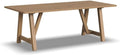 Natural Oak Hardwood Dining Table T8026