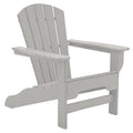 Light Gray Recycled Plastic Adirondack Chair N240