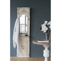 White Distressed Wooden Framed Rectangular Dresser Z425