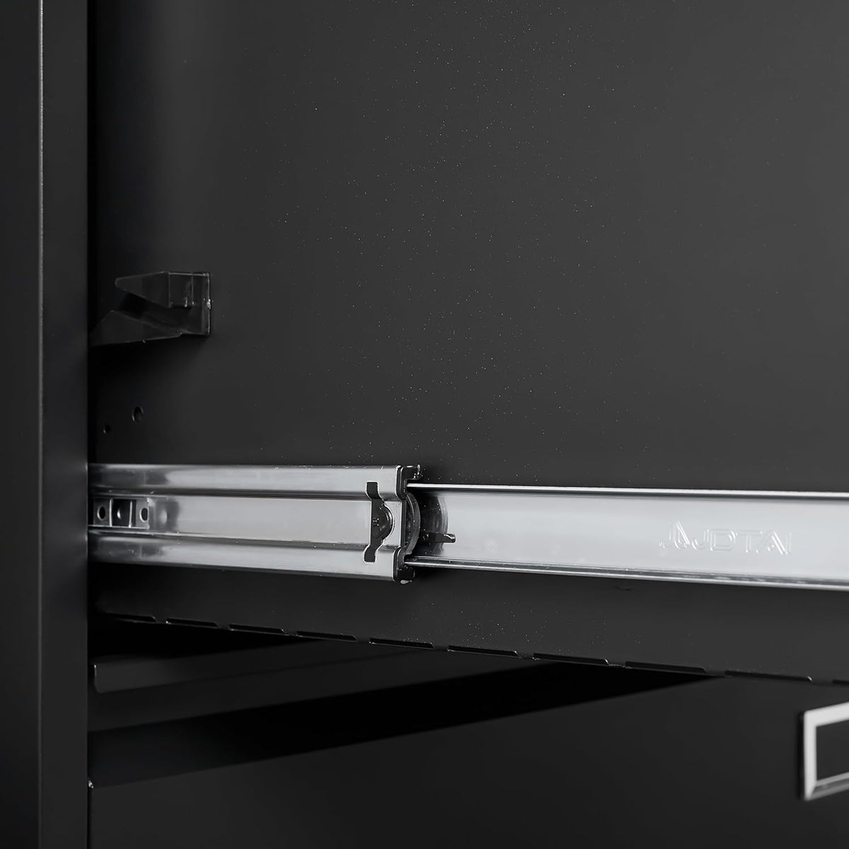 Black 3 Drawer Metal Lateral File Cabinet L361234