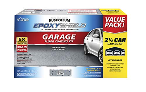 2.5 Car Kit Gray Garage Floor Coating O2816