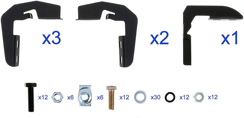 Running Boards 6in Double Cab L68697