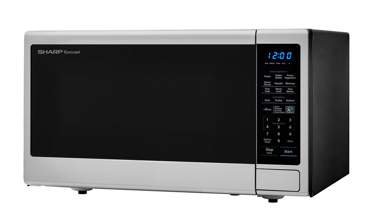 1000W Black Carousel Countertop Microwave X2040