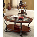 Cherry 2-Piece Accent Table Set J159208
