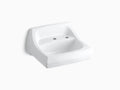 White Wall-Mount Bathroom Sink M73707