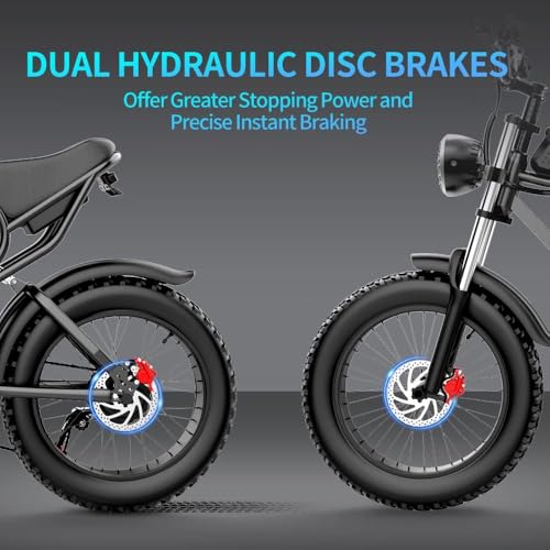 20" Fat Tire Electric Bike 1000W 48V 20AH E58665