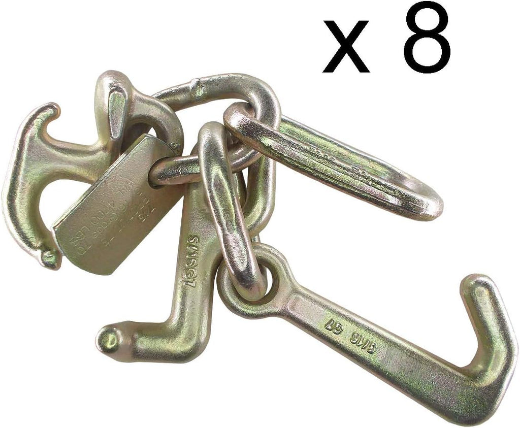 8 Pack Heavy-Duty Forged Cluster Hook L75595
