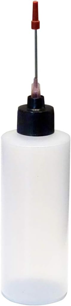 2-4oz Plastic Squeeze Bottles with Stainless Steel Applicators I6538