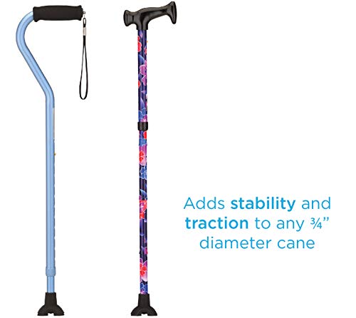 Black Extra-Wide Cane Tip for Walking Cane K74760