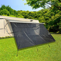 RV Awning Shade Screen with Zipper 8'X16'3'' J236156