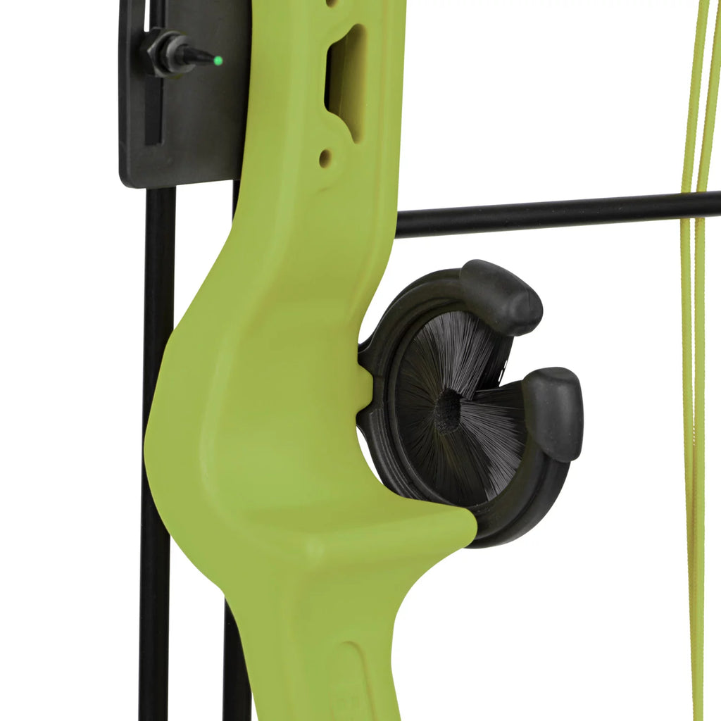 Green Youth Bow with Whisker Biscuit, Arrows, Armguard, and Arrow Quiver S315